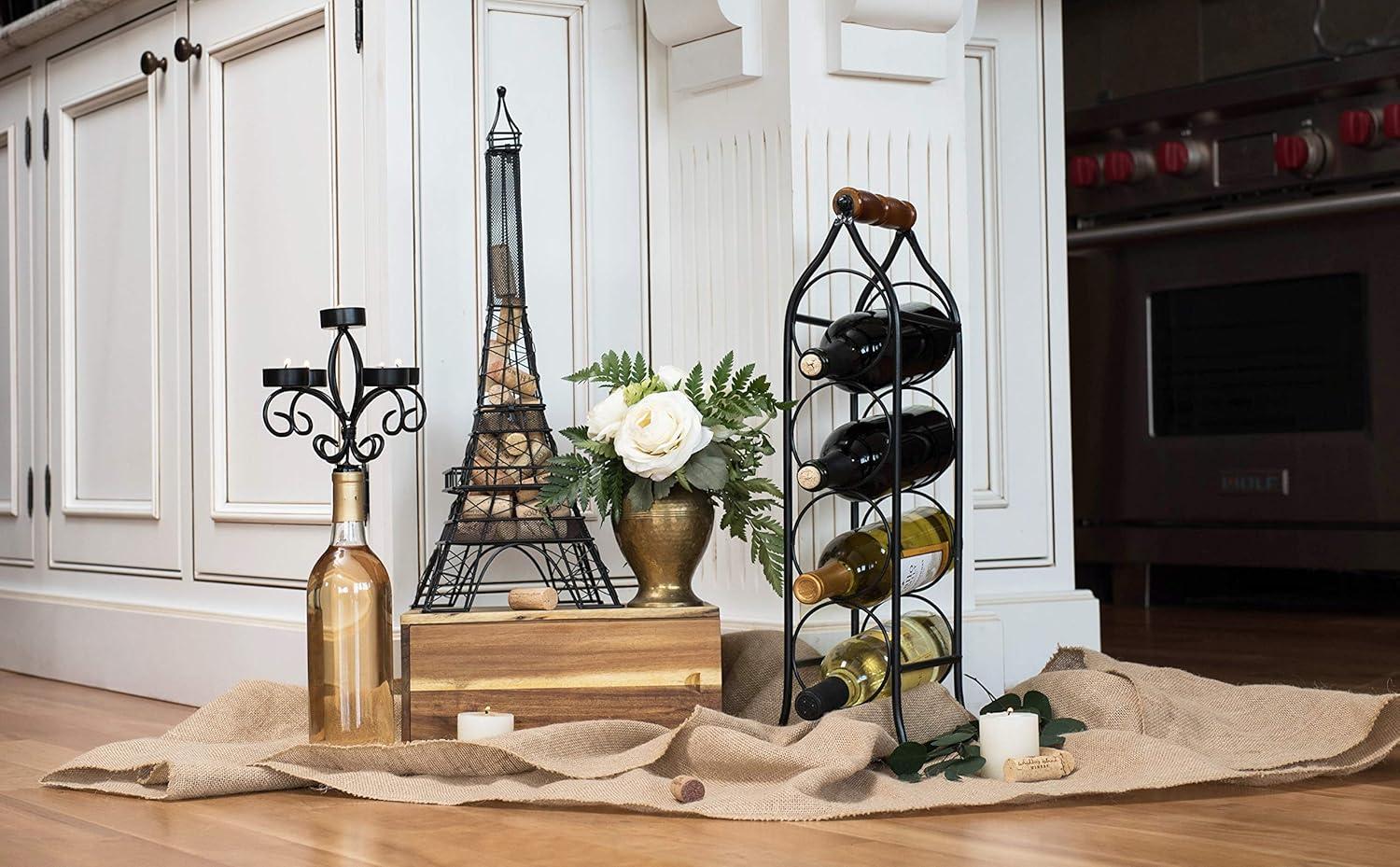 imageTwine Wise Owl Cork Holder Decorative Wine Cork Storage and Decor Set of 1 Metal with Rustic Bronze Finish Owl Cork DisplayOld World