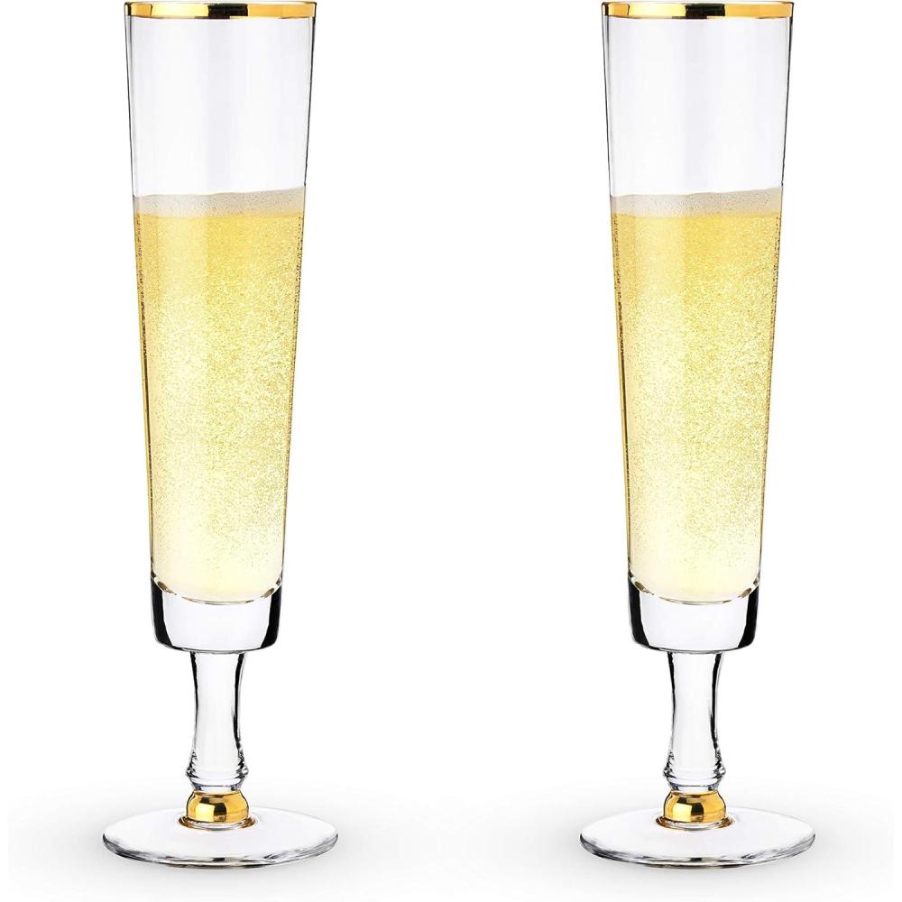 imageTwine Wedding Champagne Flute Set Two Clear