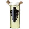 imageTwine Living 2In1 Oil and Vinegar Cruet Bottle with Cork Stoppers Olive Oil and Balsamic Vinegar Dispenser Hand Blown Glass Pack of 1