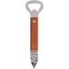 imageTwine Wall Mounted Bottle Opener with Open Here Slogan and Distressed Finish  Iron Bottle Opener Brown Set of 1Wood Handle