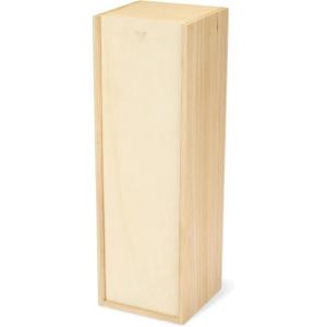 Twine Paulownia Wood Wine Large Gift Box, Festive Wine Wooden Box, Wine Boxes for Gifts, Wood Box, Wine Bottle Gift Box, Wine Storage, Wine Bottle Box, Wine Accessories, Fits 3 Standard Wine Bottles(Magnum)