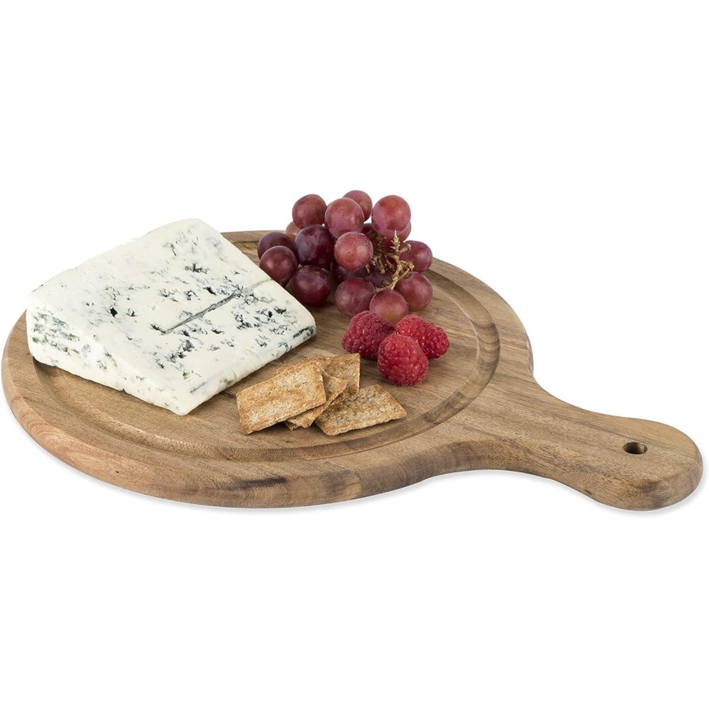 imageTwine Acacia Wood Artisan Cheese Paddle Medium MulticolorMedium
