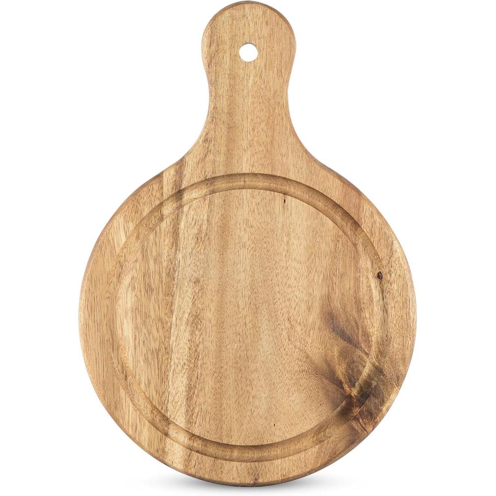 imageTwine Acacia Wood Artisan Cheese Paddle Medium MulticolorSmall